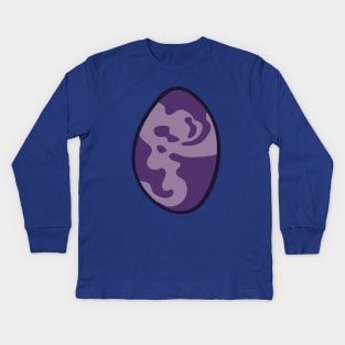 BIG SPECKLED BIRD EGG Purple Lavender from my Cabinet of Curiosities - UnBlink Studio by Jackie Tahara Kids Long Sleeve T-Shirt